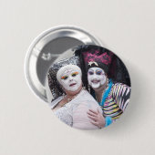 Viv en DeManda Ronde Button 5,7 Cm (Voorkant /achterkant)