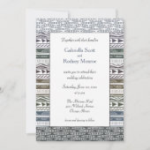 Viva Africa Wedding Kaart (Voorkant)