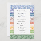 Viva Africa Wedding Kaart (Voorkant)