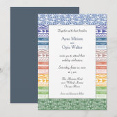 Viva Africa Wedding Kaart (Voorkant / Achterkant)