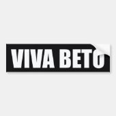 Viva Beto O'rourke President 2020 Verkiezingen VS Bumpersticker (Voorkant)