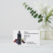 Viva Black Grapes - Visitekaartje (Staand voorkant)