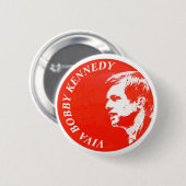 Viva Bobby Kennedy Ronde Button 5,7 Cm (Voorkant /achterkant)