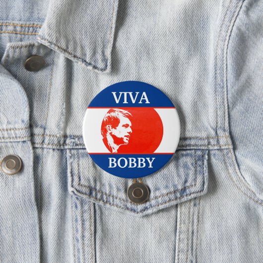 Viva Bobby Kennedy Ronde Button 7,6 Cm (In situ)