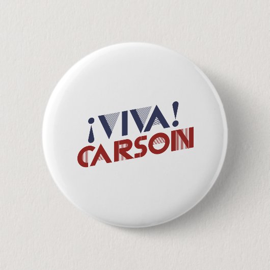 Viva Carson 2016 Ronde Button 5,7 Cm (Voorkant)