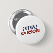 Viva Carson 2016 Ronde Button 5,7 Cm (Voorkant /achterkant)