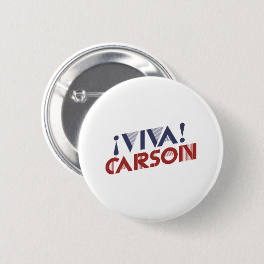 Viva Carson 2016 Ronde Button 5,7 Cm (Voorkant /achterkant)