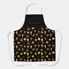 Viva Chili Chileens Typisch Voedsel met Familienaa Schort