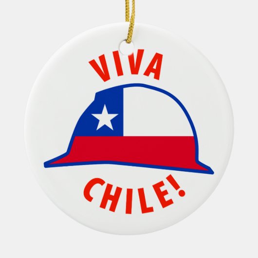 Viva Chili! Keramisch Ornament (Voorkant)