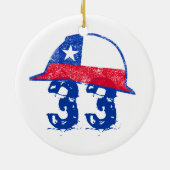 Viva Chili! Keramisch Ornament (Achterkant)