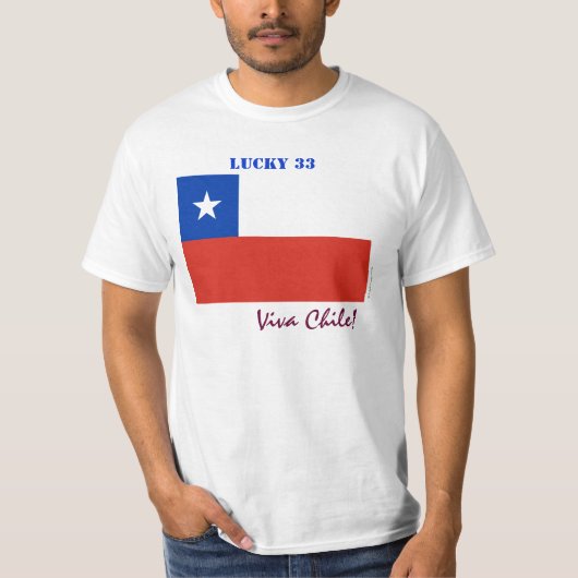 Viva Chili Lucky 33 T-Shirt (Voorkant)