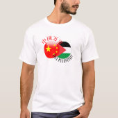 Viva China en Palestina T-shirt (Voorkant)