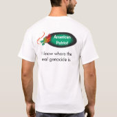 Viva China en Palestina T-shirt (Achterkant)