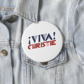 VIVA CHRISTIE -.png Ronde Button 4,0 Cm (In situ)
