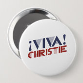 VIVA CHRISTIE -.png Ronde Button 4,0 Cm (Voorkant /achterkant)