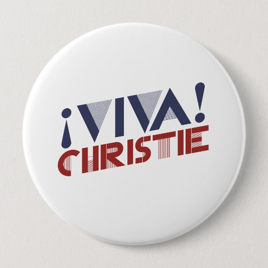 VIVA CHRISTIE -.png Ronde Button 4,0 Cm (Voorkant)