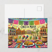 Viva Cinco de Mayo! Briefkaart (Voorkant / Achterkant)