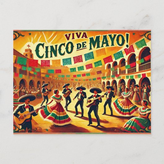 Viva Cinco de Mayo! Briefkaart (Voorkant)