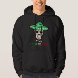 VIVA CINCO DE MAYO grappig cadeauidee van een skul Hoodie