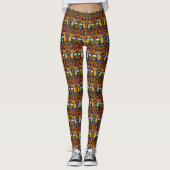 VIVA! CINCO DE MAYO PARROTS LEGGINGS (Voorkant)