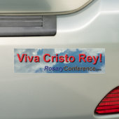 Viva Cristo Rey. Bumpersticker (Op auto)