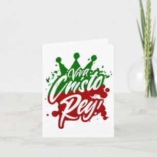 Viva Cristo Rey Cristeros Oorlog Mexicaanse Kathol Kaart