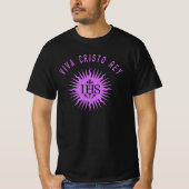 Viva Cristo Rey katholieke critici Gift T-shirt (Voorkant)
