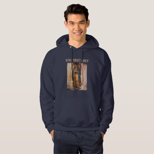 Viva Cristo Rey katholieke critici Hoodie (Voorkant volledig)