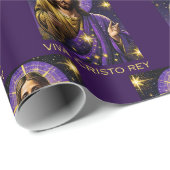 Viva Cristo Rey Katholieke Jezus Christus de Konin Cadeaupapier (Rol Hoek)