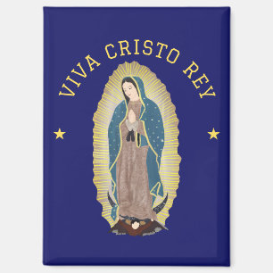 Viva Cristo Rey Rooms-Katholiek Onze-Lieve-Vrouw G Magneet