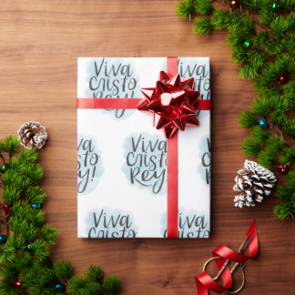 Viva Cristo Rey. Verpakkingspapier Cadeaupapier