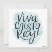 Viva Cristo Rey. Wenskaart Kaart (Voorkant)