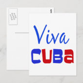 Viva Cuba Briefkaart (Voorkant / Achterkant)