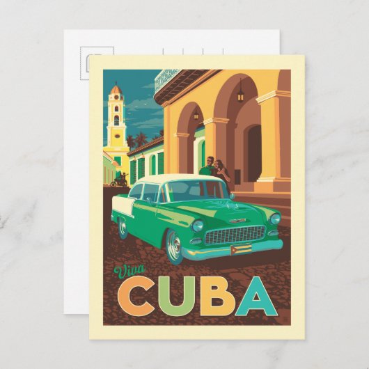Viva Cuba Briefkaart (Voorkant / Achterkant)