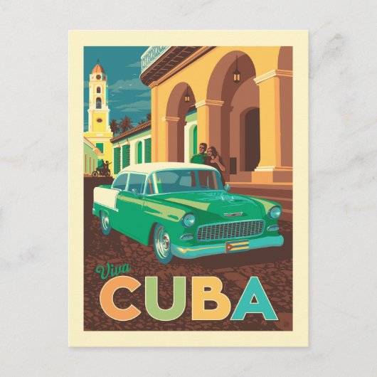 Viva Cuba Briefkaart (Voorkant)