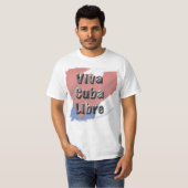Viva Cuba Libre Grunge 4 TShirt (Voorkant volledig)
