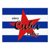 Viva Cuba Libre, Havana, Fidel Castro, Che Guevara Foto Afdruk (Voorkant)