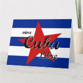 Viva Cuba Libre, Havana, Fidel Castro, Che Guevara Kaart (Voorkant)