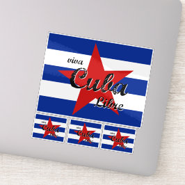 Viva Cuba Libre, Havana, Fidel Castro, Che Guevara Sticker