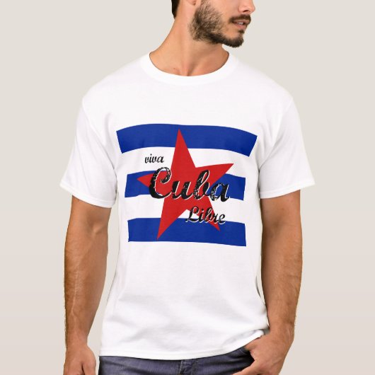 Viva Cuba Libre, Havana, Fidel Castro, Che Guevara T-shirt (Voorkant)