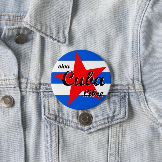Viva Cuba Libre Ronde Button 7,6 Cm (In situ)