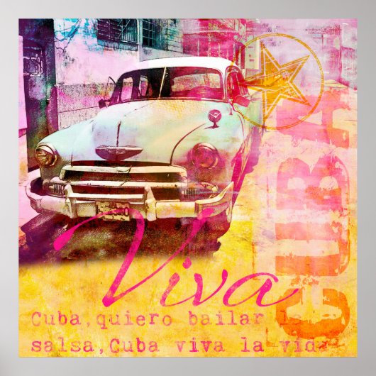 Viva Cuba Poster (Voorkant)