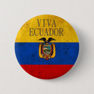 Viva Ecuador Ronde Button 5,7 Cm