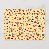 Viva España - briefkaart met culturele elementen