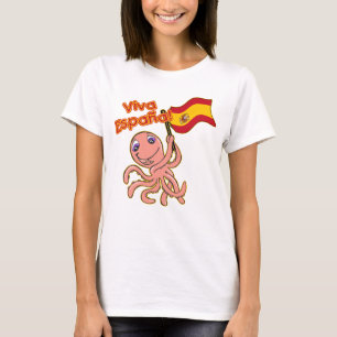 Viva Espana met Octopus Soccer Tshirt