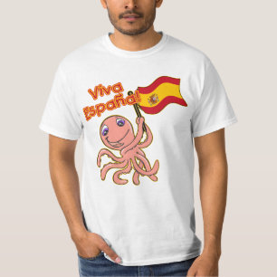 Viva Espana met Octopus Soccer Tshirt