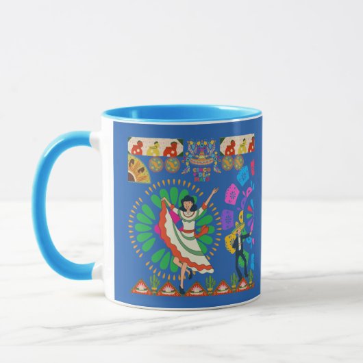 Viva Fiesta Dromen blauw Mok (Links)