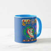 Viva Fiesta Dromen blauw Mok (Voorkant rechts)