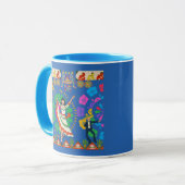 Viva Fiesta Dromen blauw Mok (Voorkant links)