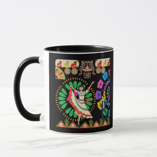 Viva Fiesta Dromen zwart Mok (Links)